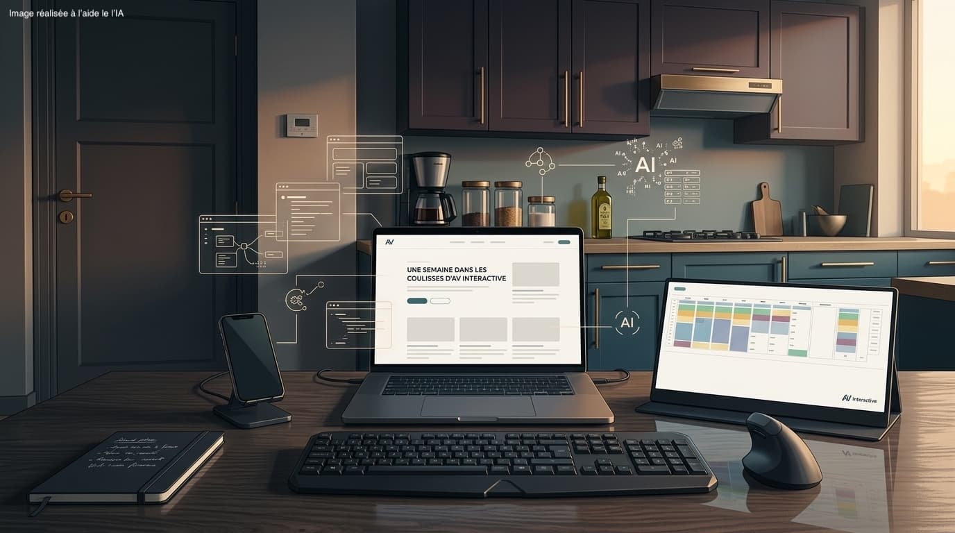 Image généré par IA illustrant le bureau