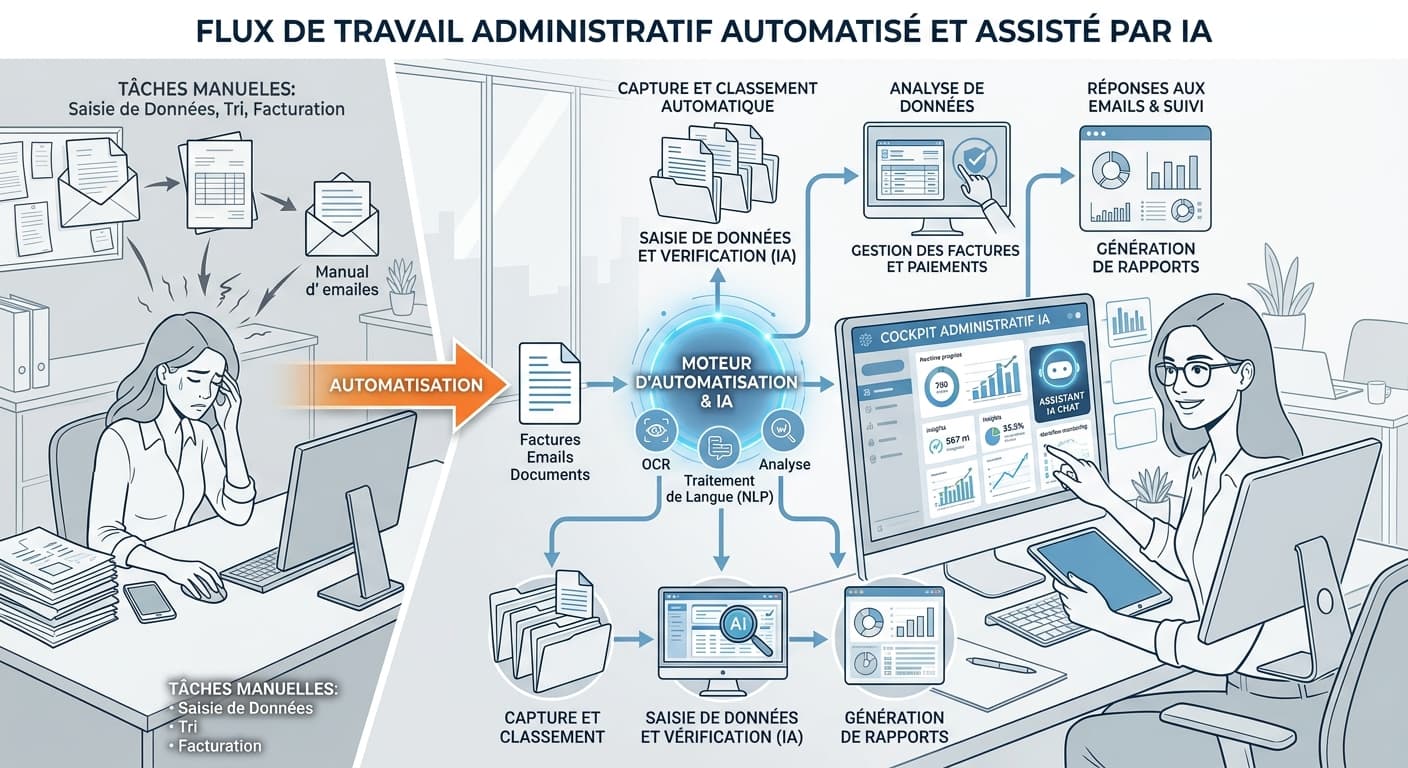 Illustration d'automatisation des tâches